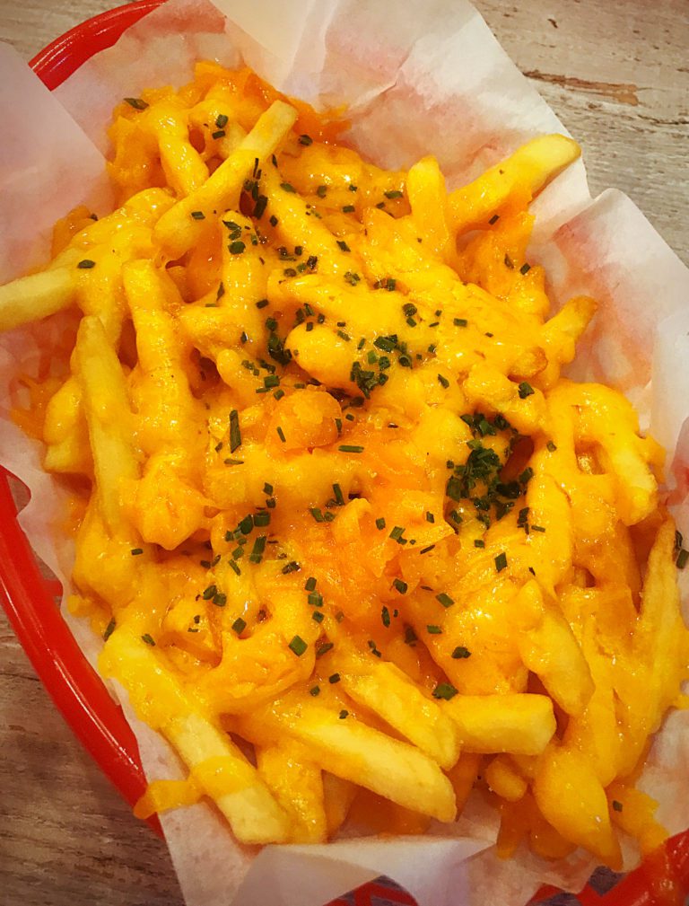 NYC bar and Grill Glasgow cheesy fries 