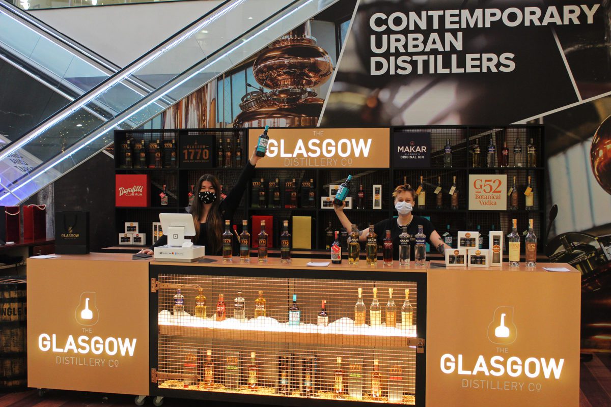 Glasgow Distillery open Glasgow City Centre Pop up shop