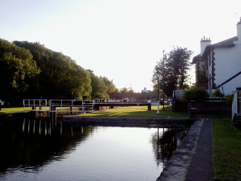 forth and clyde canal at Bowling