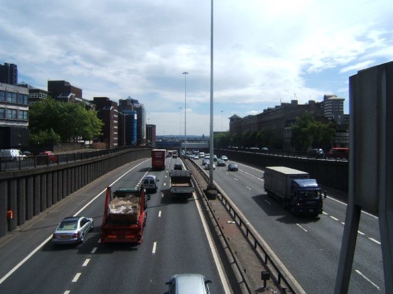 glasgow M8 motorway