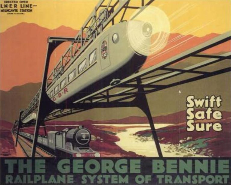bennie railplane poster