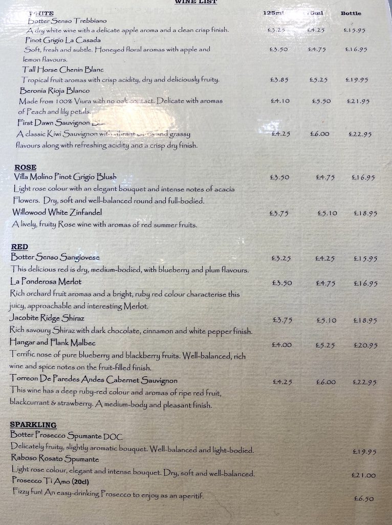 frankiez cafe bar barrhead drinks menu 