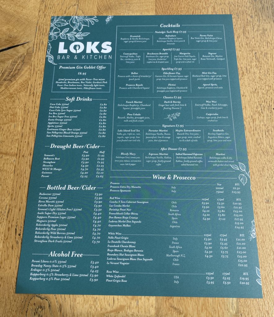 Sunday roast at Loks Bar & Kitchen review Glasgow Foodie Glasgow