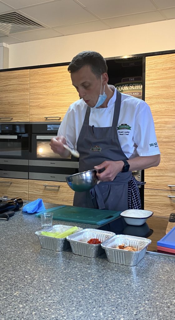 chef stuart leslie the cook school scotland
