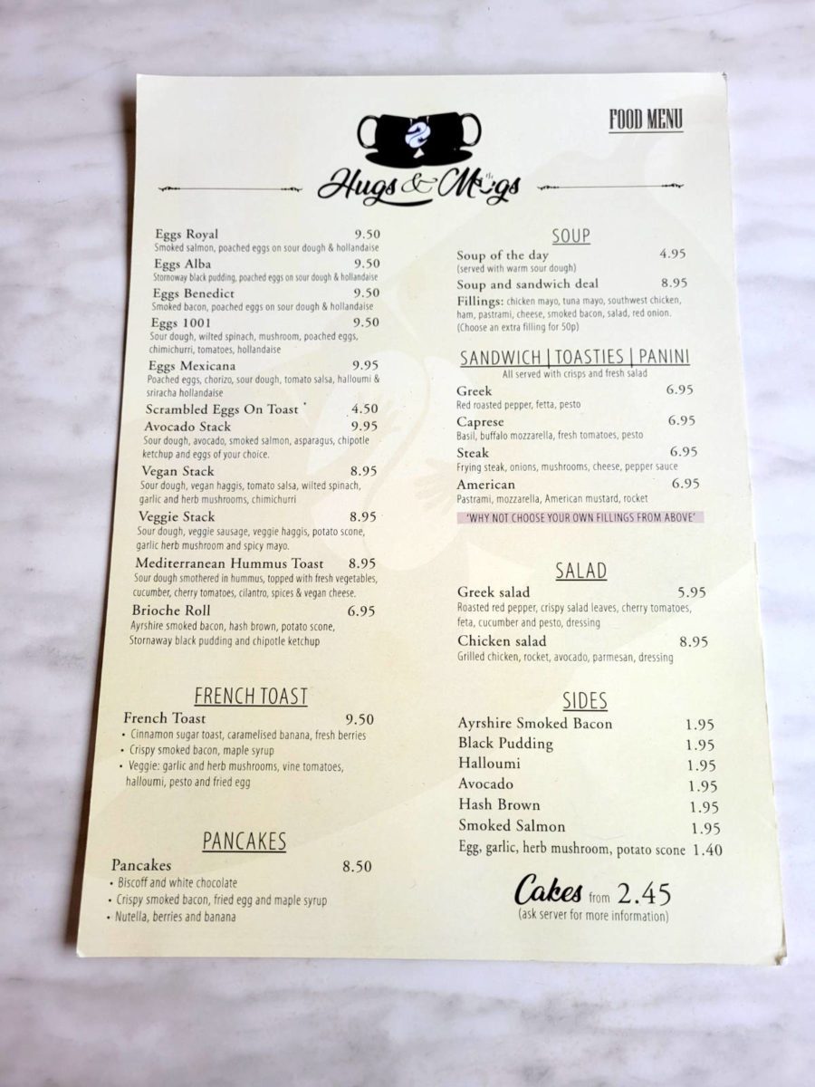 Brunch at Hugs and Mugs, Glasgow Glasgow Foodie Glasgow Food Blog