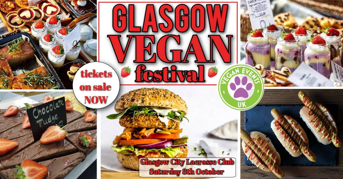 Glasgow Vegan Festival for Autumn from Vegan Events UK