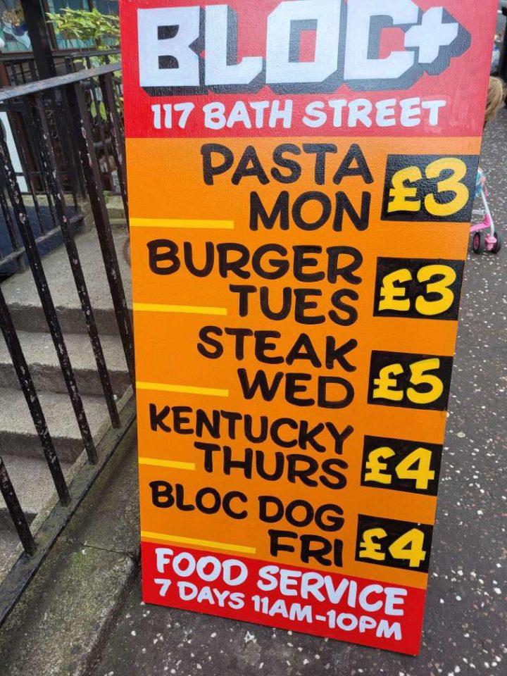 Bloc +, Bath Street, Glasgow Review Glasgow Foodie Glasgow Food Blog