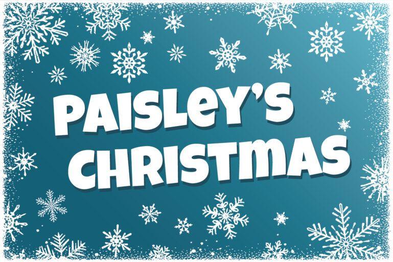 Paisley’s Christmas fun revealed