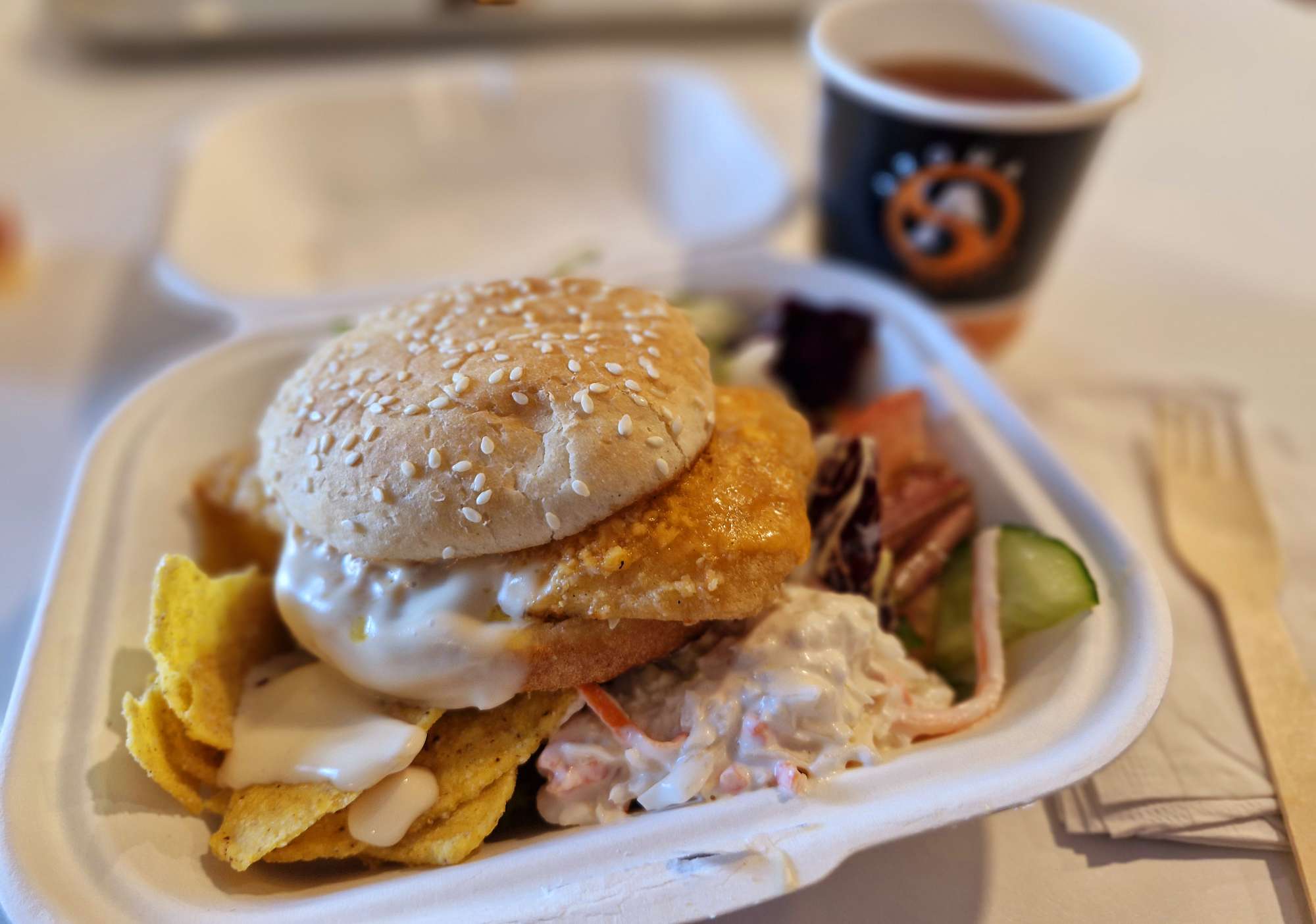 Queen elizabeth university hospital Glasgow chicken burger