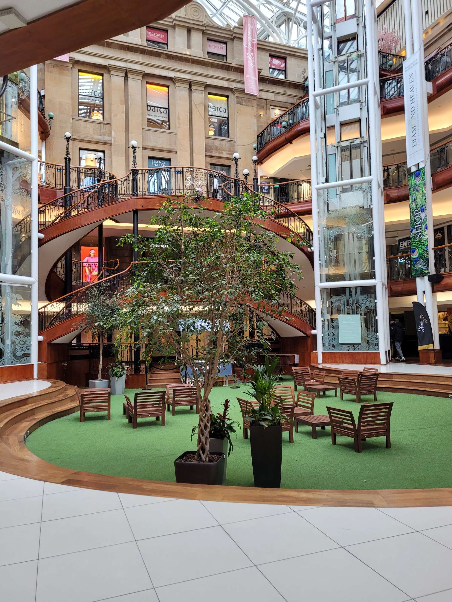 Princes square Glasgow. Scottish cookery school in Glasgow