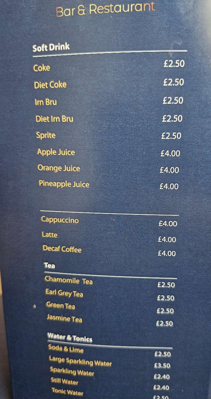 The Thai Shawlands Menu