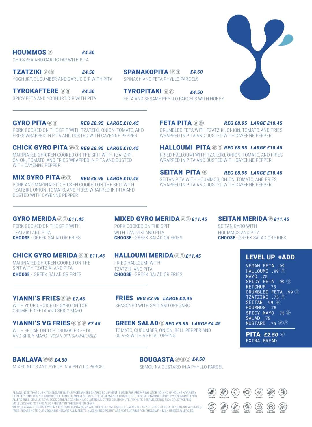 yianni's Greek food glasgow