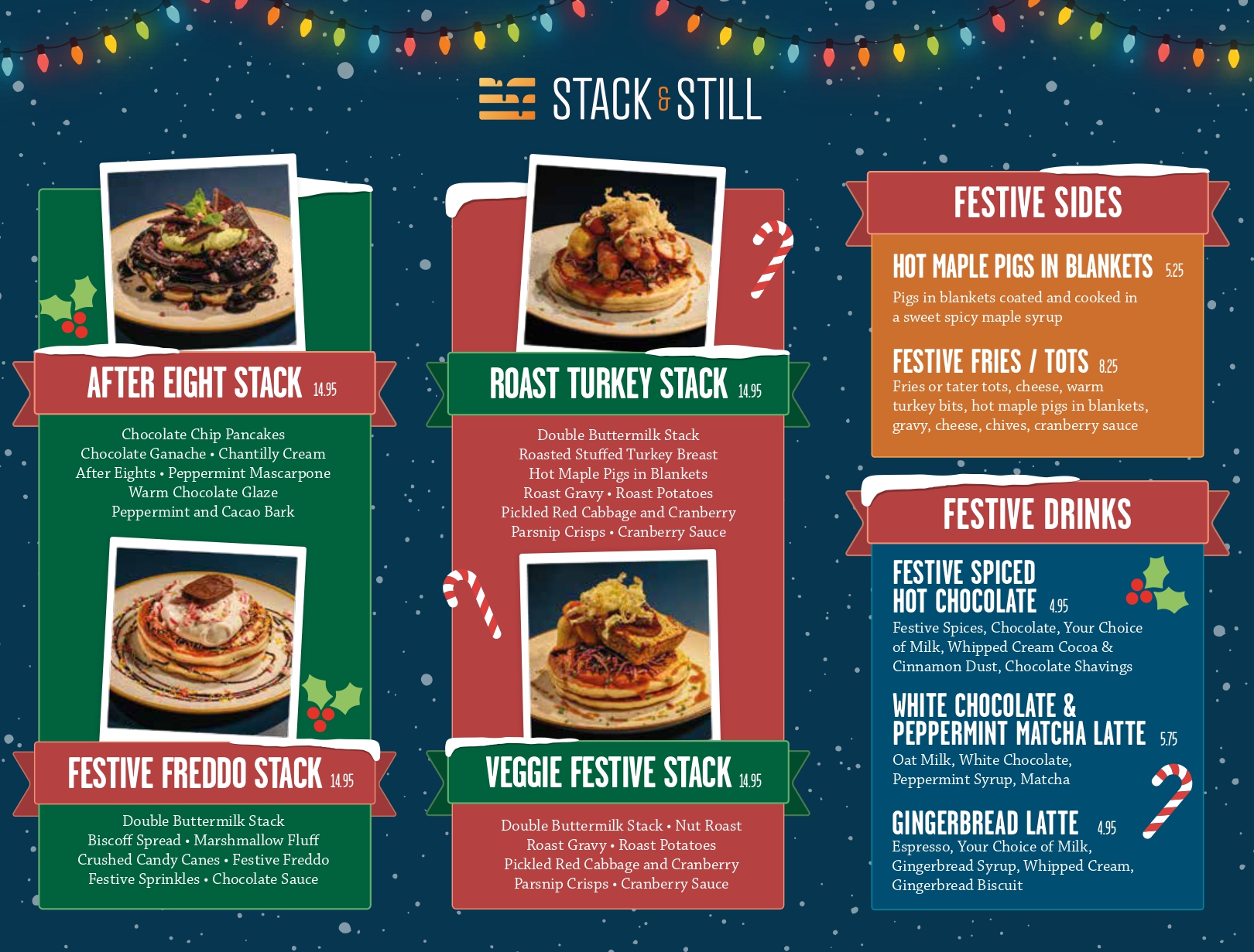 Festive Menu at Stack & Still Launches Today