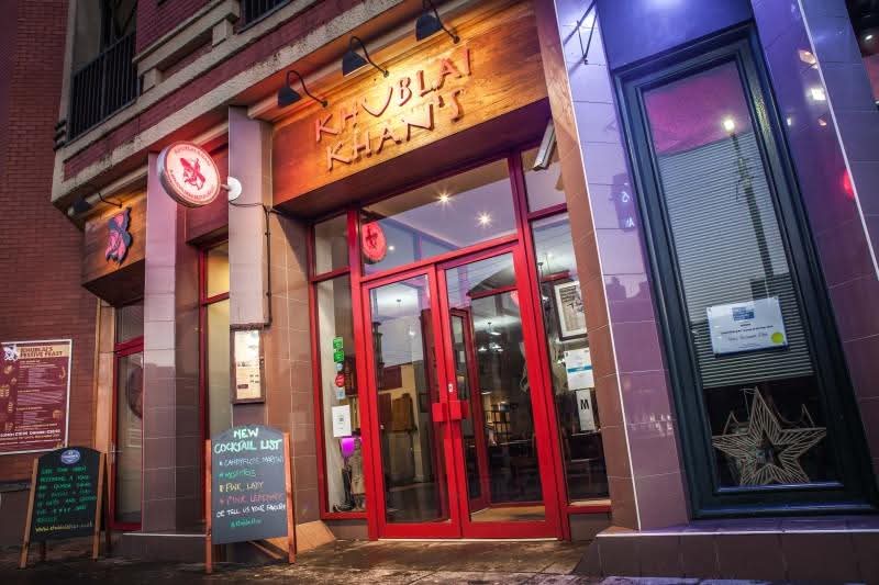 Khublai Khans Glasgow Mongolian BBQ cooking grill experience